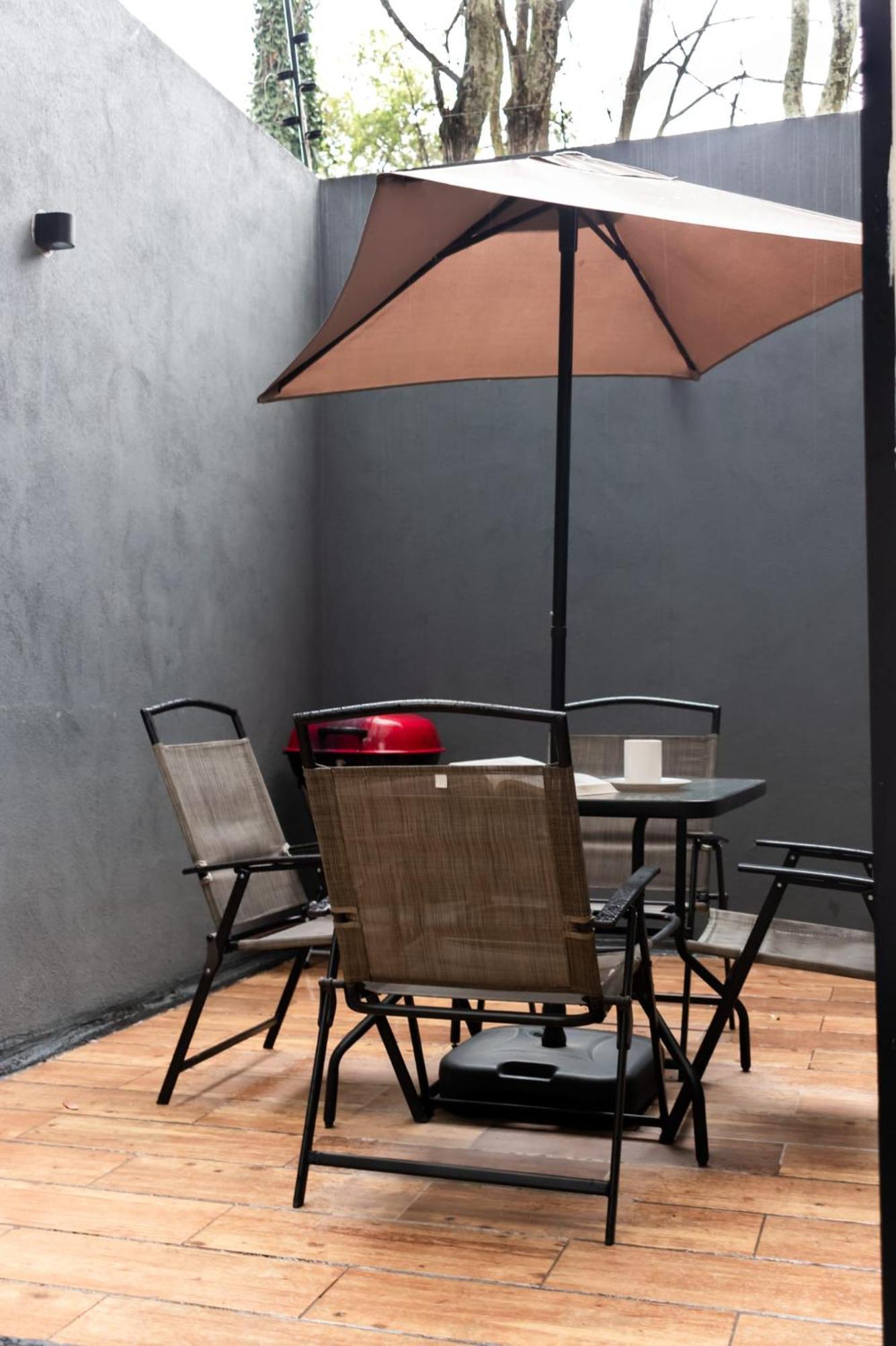 Terraza Departamento Cerca De Santa Fe Kingsize Apartment Kota Meksiko Bagian luar foto