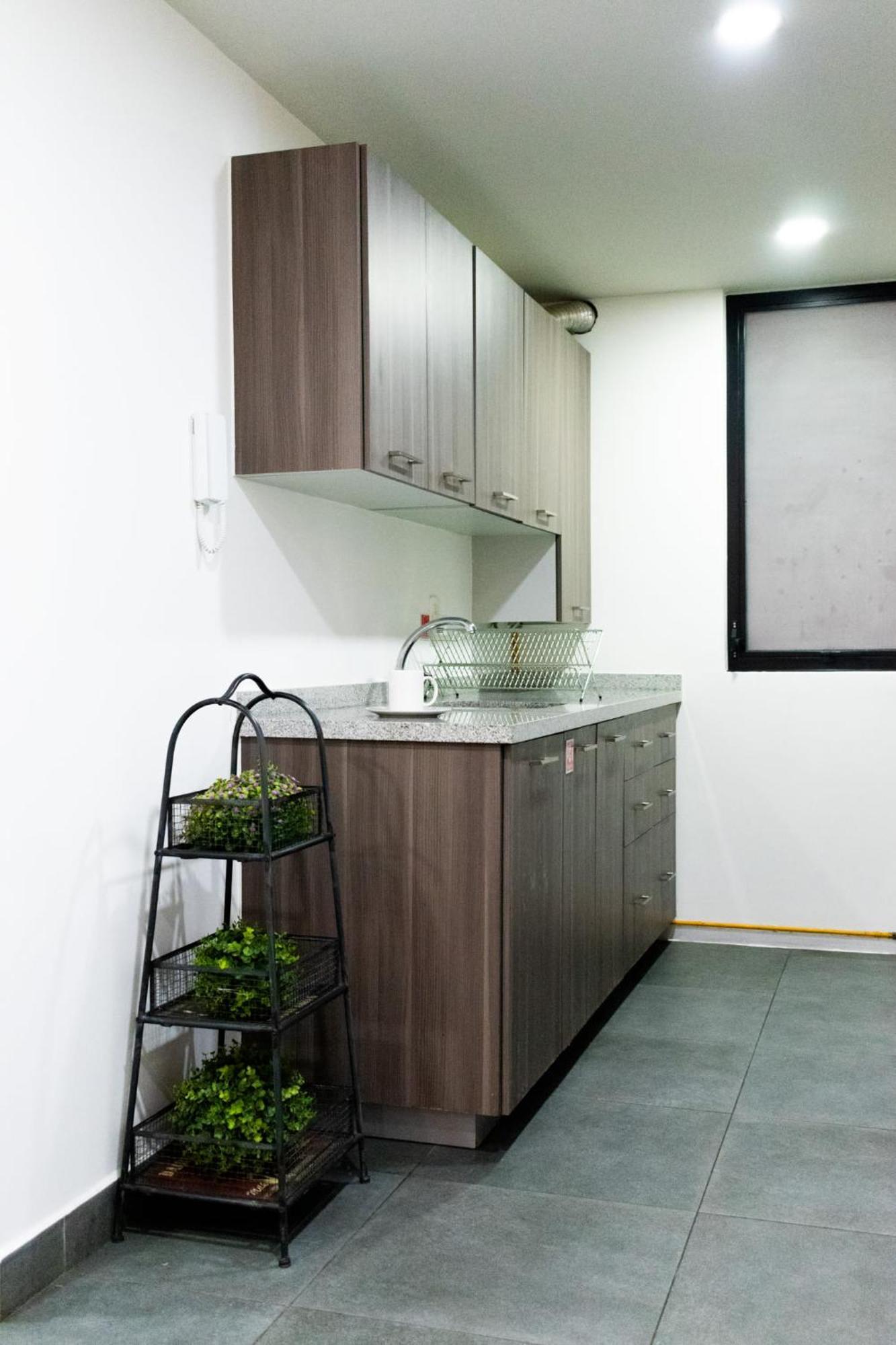 Terraza Departamento Cerca De Santa Fe Kingsize Apartment Kota Meksiko Bagian luar foto